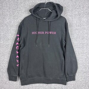 Coldplay Hoodie Large Black Higher Power Music of the Spheres Band Pullover